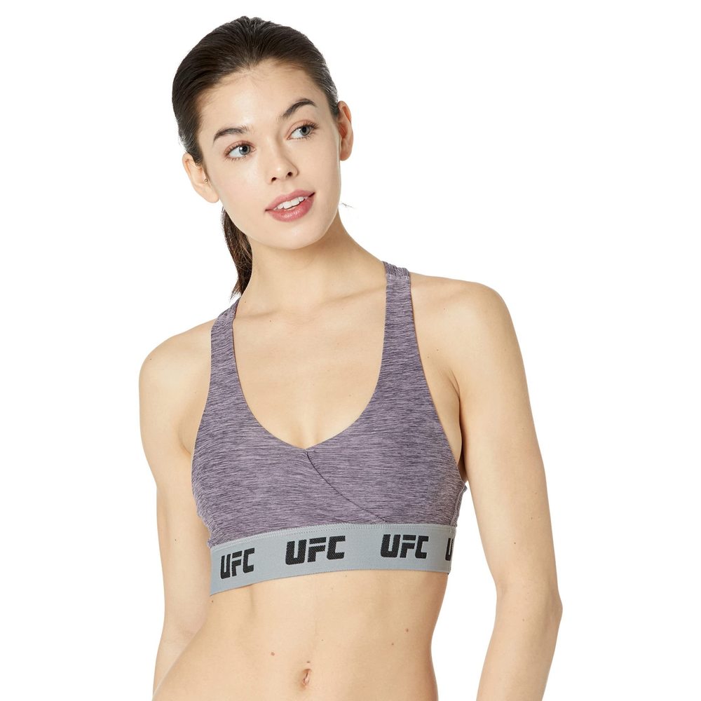 UFC Womens Extreme Cross Fit Sports Bra Lavender Frost MD One Size